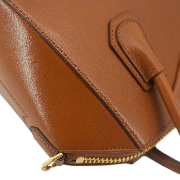 Givenchy Antigona Small Leather Satchel Shoulder Bag Brown - Picture 6 of 16